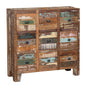 MUEBLE AUXILIAR 9 CAJONES 80×80 CM — MADERA