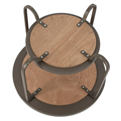 MESA AUXILIAR 60 CM — MDF Y METAL