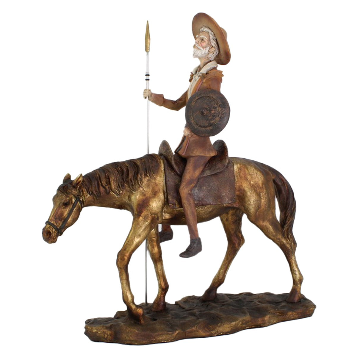 Figura Don Quijote con Caballo – Clásico Atempora