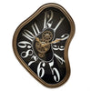 RELOJ DE PARED ENGRANAJES METAL / MADERA 30×42 CM