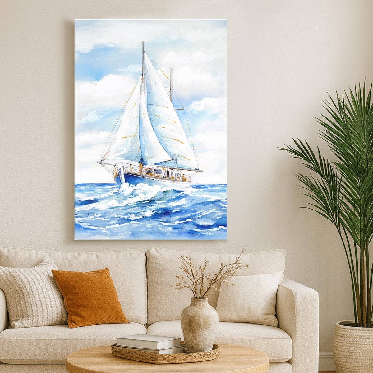 CUADRO BARCO 70×100 CM — LIENZO IMPRESO