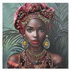 CUADRO MUJER AFRICANA 60×60 CM — LIENZO IMPRESO