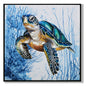 CUADRO TORTUGA 62×62 CM — LIENZO IMPRESO