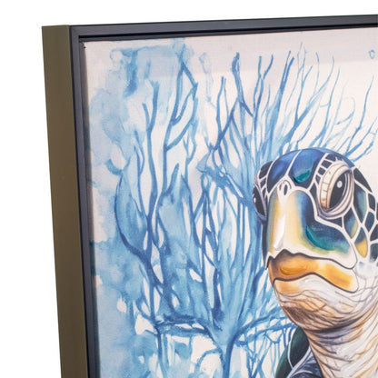 CUADRO TORTUGA 62×62 CM — LIENZO IMPRESO