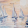 CUADRO BARCOS 60×120 CM — PINTURA