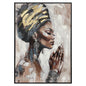 CUADRO MUJER AFRICANA 70×100 CM — PINTURA