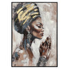 CUADRO MUJER AFRICANA 70×100 CM — PINTURA