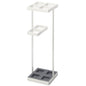 Paragüero 7639 – Blanco – 36×11×11 cm – Acero + Plástico – Japón
