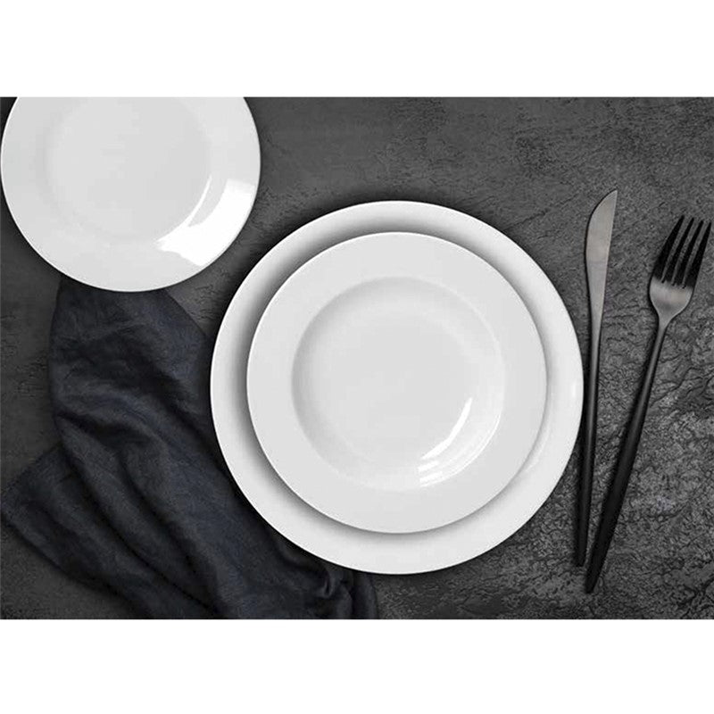 Vajilla Olimpia ALA 18 Piezas en Porcelana – 27/21/19 cm | Elegancia Premium