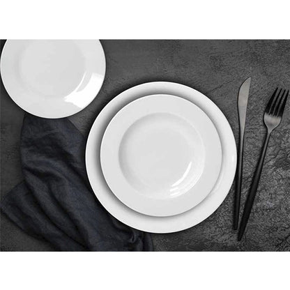 Vajilla Olimpia ALA 18 Piezas en Porcelana – 27/21/19 cm | Elegancia Premium