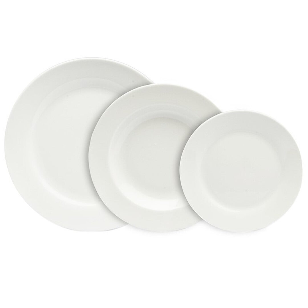 Vajilla Olimpia ALA 18 Piezas en Porcelana – 27/21/19 cm | Elegancia Premium