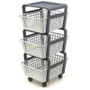 Carro Organizador 3 Cestas CMOD – Blanco 75×41.5×29 cm – Plástico