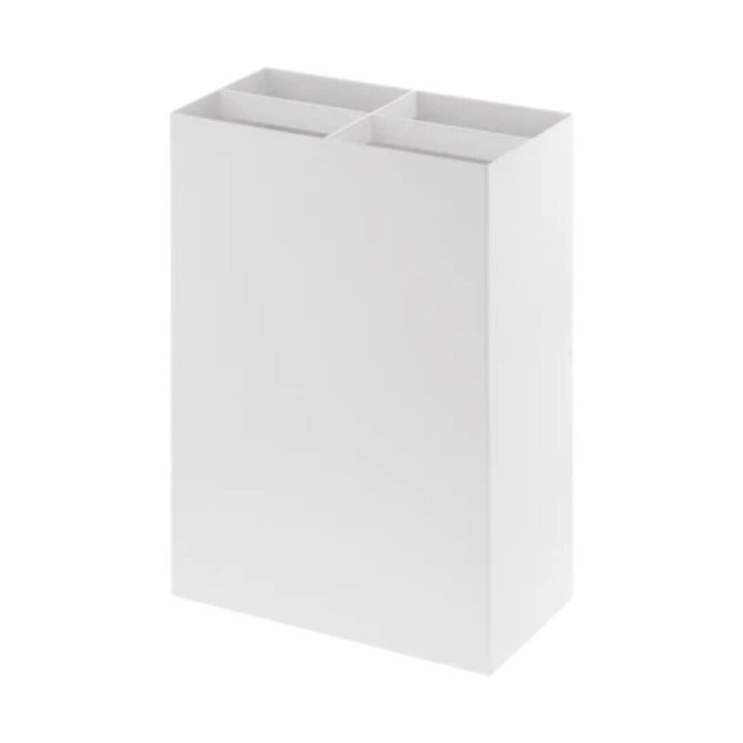 Paragüero R-3451 – Blanco – 36×23.5×12 cm – Acero + Plástico PP