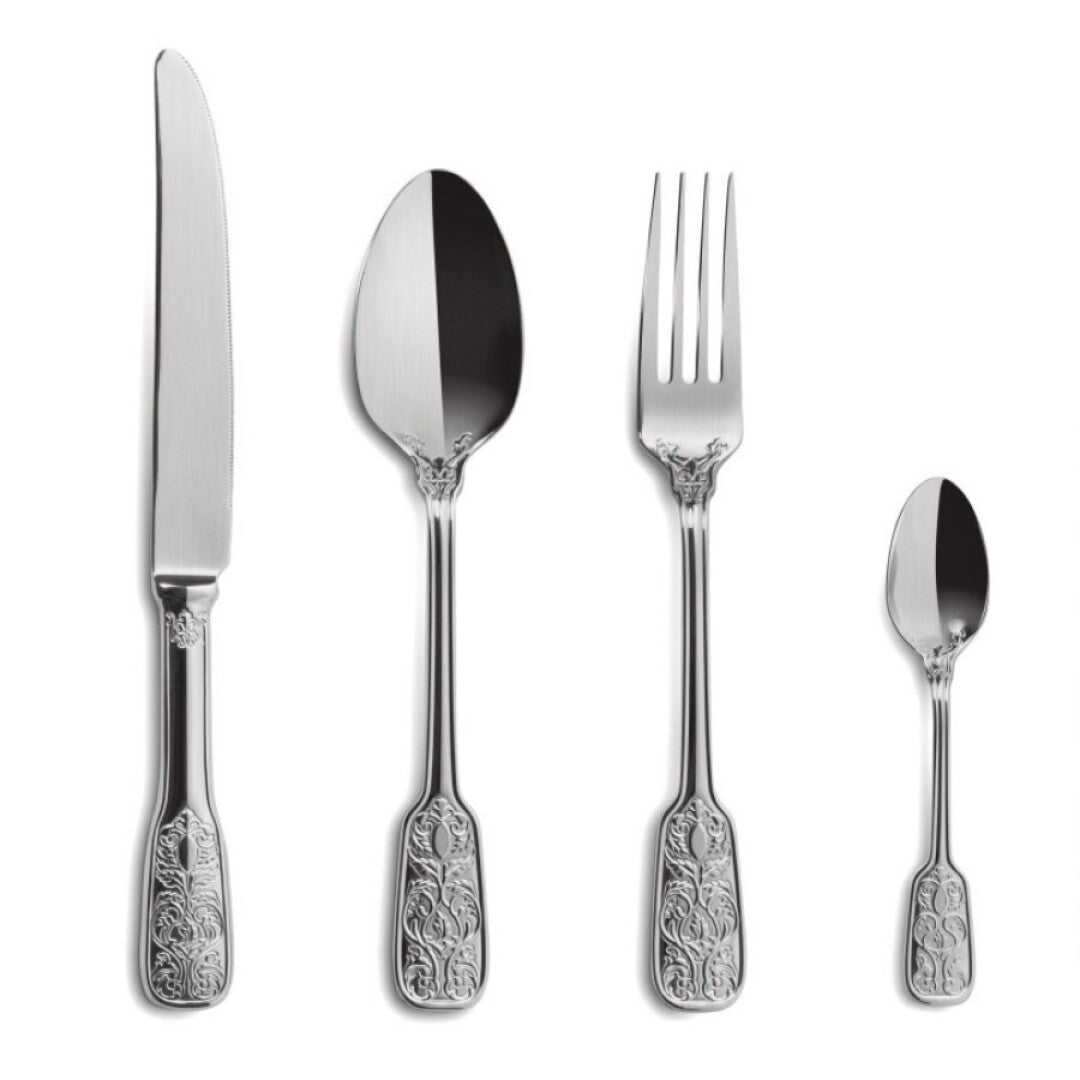 Cubertería Versailles 24 Piezas R-7776 – Acero Inoxidable 4 mm | Diseño Elegante
