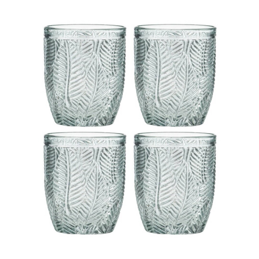 Set de 4 Vasos de Vidrio 35 cl – 10×8.4 cm – Transparente – Ladelle