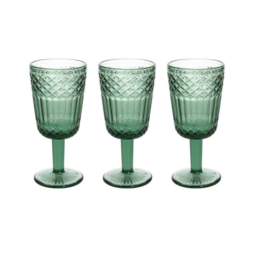 Set de 4 Copas Claire J3 N3585Q70778 – Verde 27 cl – Vidrio – Tognana