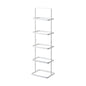 Zapatero Estrecho 2478 – Blanco 77.5×22×18 cm – Acero