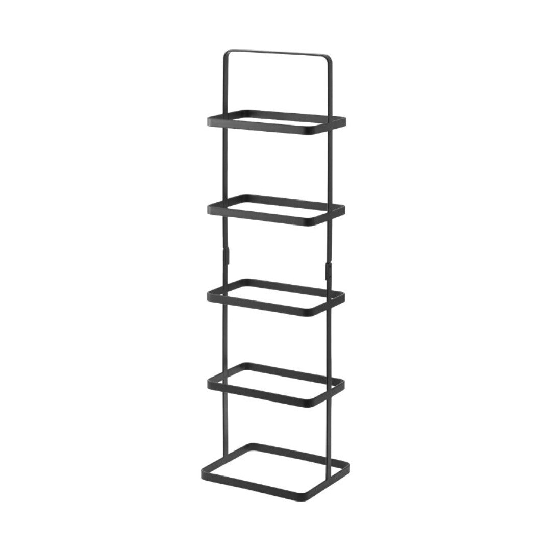 Zapatero Estrecho 2479 – Negro 77.5×22×18 cm – Acero