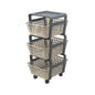 Carro de Organización CMOD – Taupe 75×41.5×29 cm – Plástico