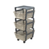 Carro de Organización CMOD – Taupe 75×41.5×29 cm – Plástico