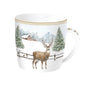 Mug en Lata White Forest – 35cl – Porcelana – Tognana Navidad