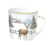 Mug en Lata White Forest – 35cl – Porcelana – Tognana Navidad