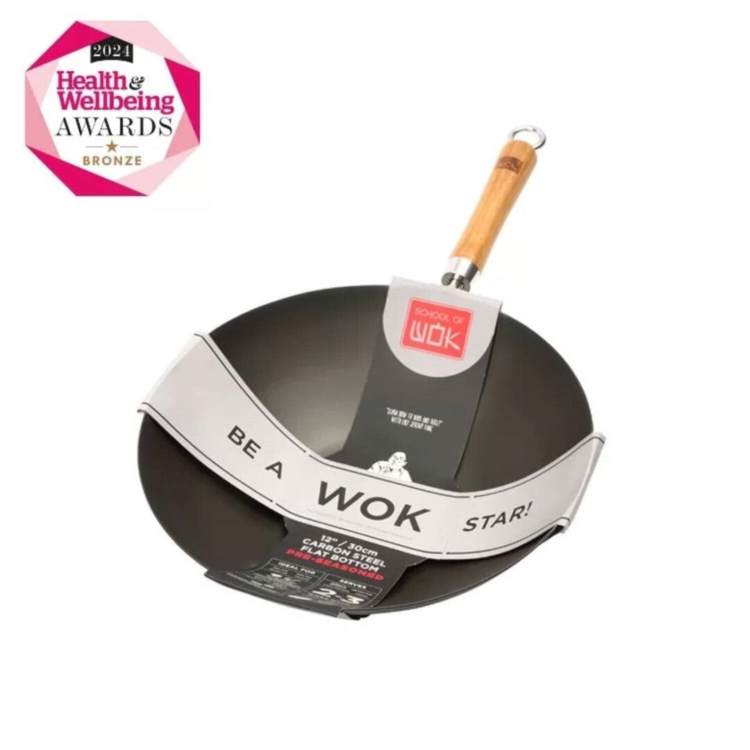 Wok Pre-Curado School of Wok 30 cm – Dexam Reino Unido