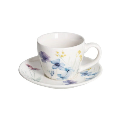 Tazas de Café con Plato Florenne – Set 6 piezas – Tognana Porcelana
