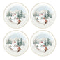 Platos Postre Chalet – Set 4 Piezas – 19 cm – Fine China – Tognana Navidad