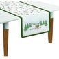 Set de 2 Caminos de Mesa J2 R-2631 “Whif” Invierno en Bosque 140x45 cm – Algodón Premium