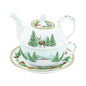 Set Té para Uno White Forest – 35+35cl – Porcelana – Tognana Diseño Navidad