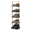 Zapatero Estrecho 2479 – Negro 77.5×22×18 cm – Acero