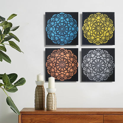 SET DE 4 CUADROS MANDALAS 30X30CM