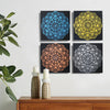 SET DE 4 CUADROS MANDALAS 30X30CM