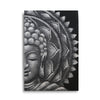 CUADRO MEDIO BUDA MANDALA GRIS 60X80CM