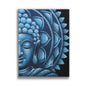 CUADRO MEDIO BUDA AZUL 60X80CM