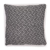 2x Funda de Cojín Clásico - Tirantes Negro - 40x40cm