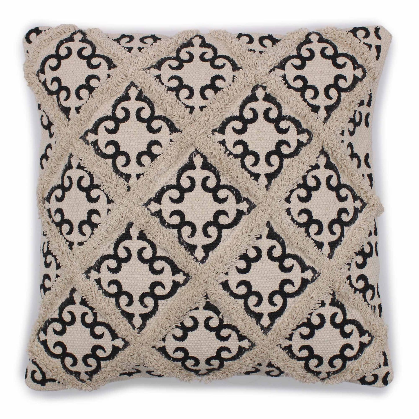 2x Funda de Cojín Clásico - Cuadrados Grandes y Estampados - 45x45cm