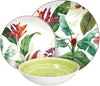 Vajilla Tropicalia 18 Piezas – Porcelana – Tognana Diseño Tropical Italiano