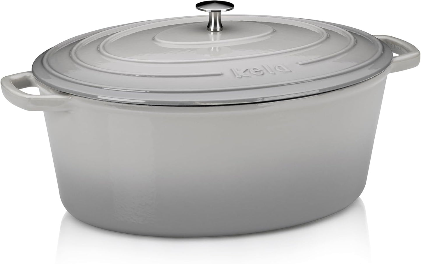 Cazuela Calido Oval con Tapa 33 × 26 cm – Kela Alemania
