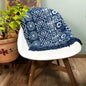 Manta Indigo Hecha a Mano - 170x120cm - Desi Stripes