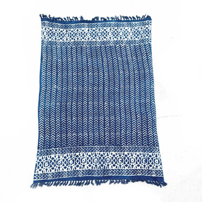 Manta Indigo Hecha a Mano- 170x120cm - Seedha Arrows