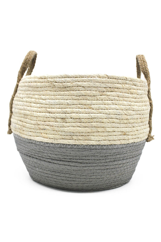 Maceta Red Palma Azul 30x25 cm de Mimbre