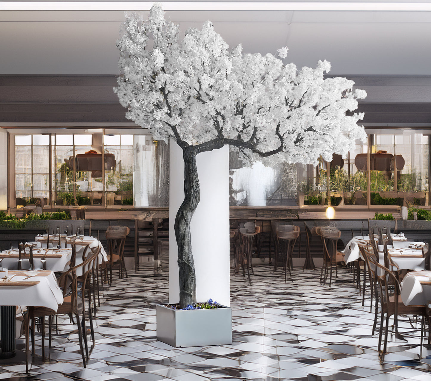 Árbol Lila Blanco – 320 cm