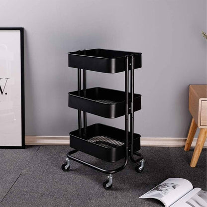 Carro de Cocina 10-170-060 – Negro 83×45×35 cm – Metal