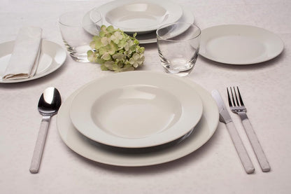 Vajilla Olimpia ALA 18 Piezas en Porcelana – 27/21/19 cm | Elegancia Premium