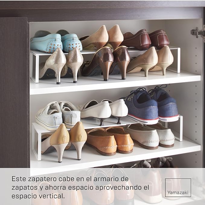 Zapatero 1 Balda 2572 – Blanco – 34–60×12×10 cm – Acero