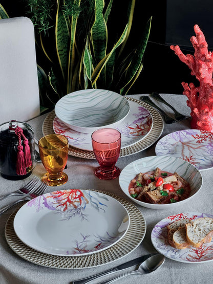 Vajilla Pacifico 18 Piezas – Porcelana – Tognana Diseño Italiano