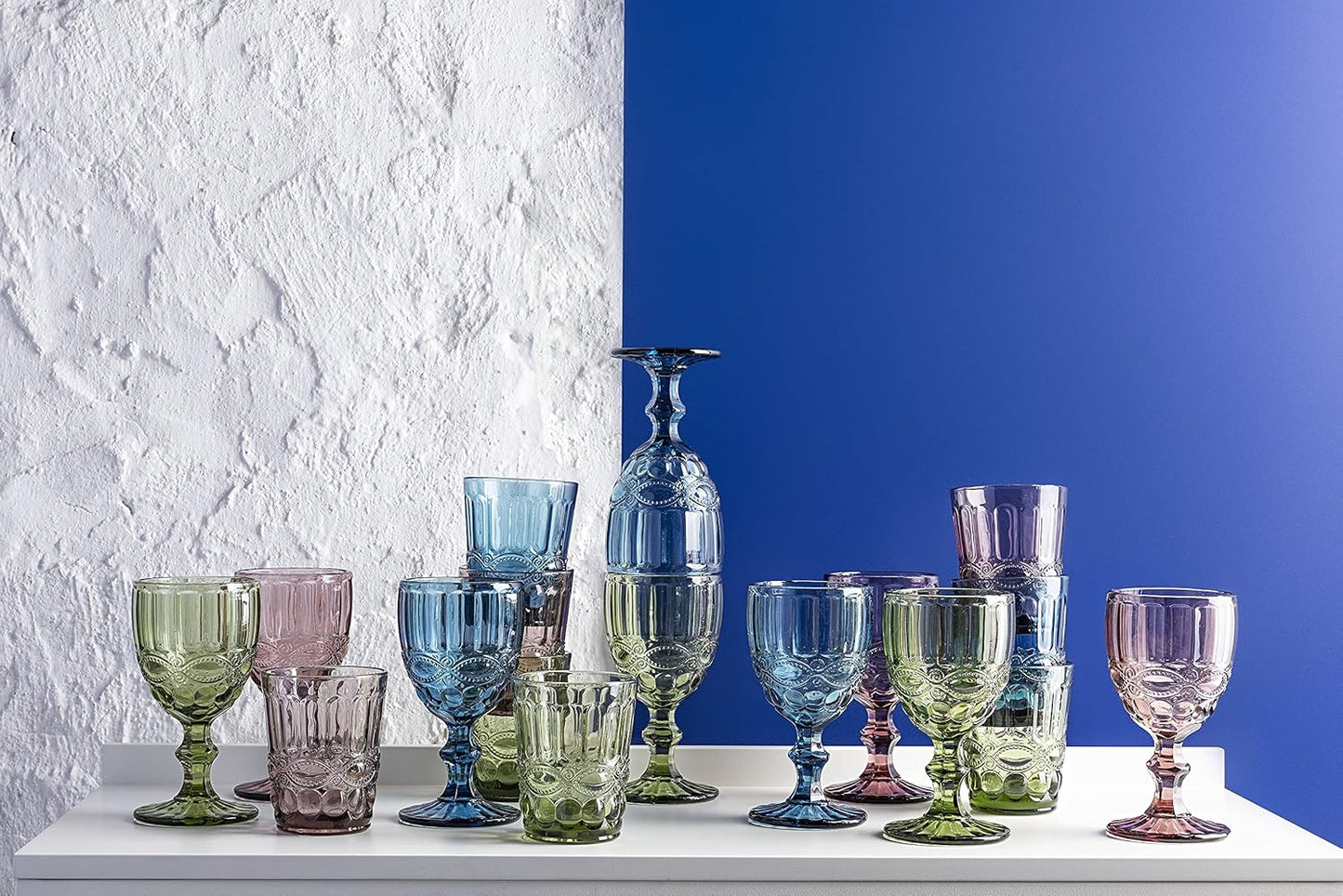 Set de 4 Vasos Madame J3 MA585B3M092 – Color 23 cl – Vidrio – Tognana