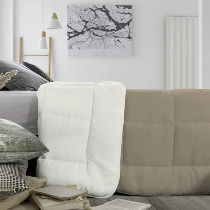 EDREDON NÓRDICO CALIFORNIA 350 BICOLOR BEIGE ICELANDS 250x270 cm